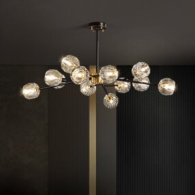 Crystal Chandelier Manufacturer - All-Copper Post-Modern Simple Chandelier