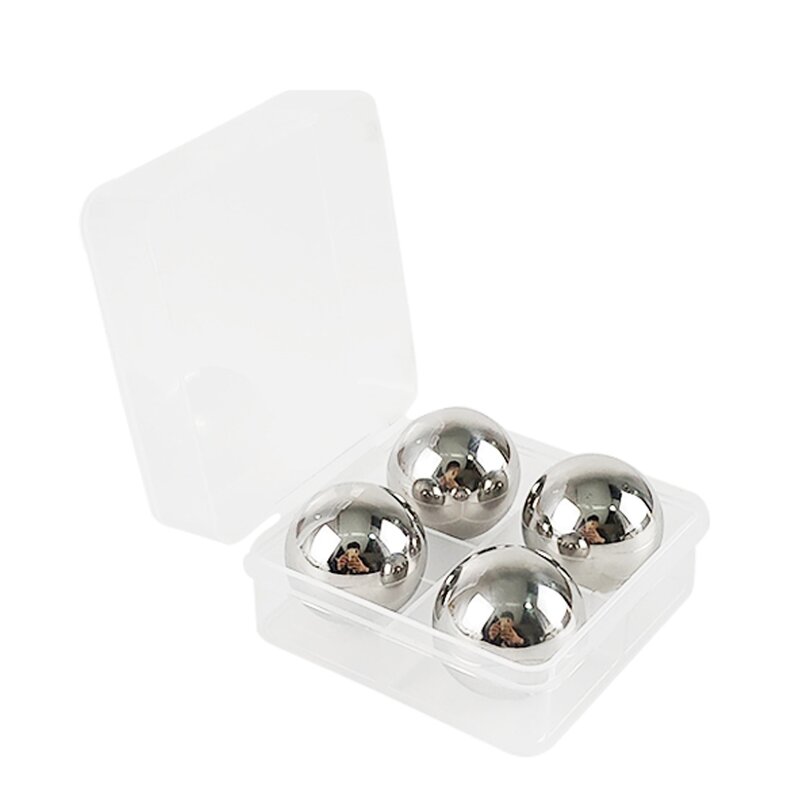 Whiskey Stones Set Manufacturer - 2-PCS Fast Cooling Ice Balls with Tongs