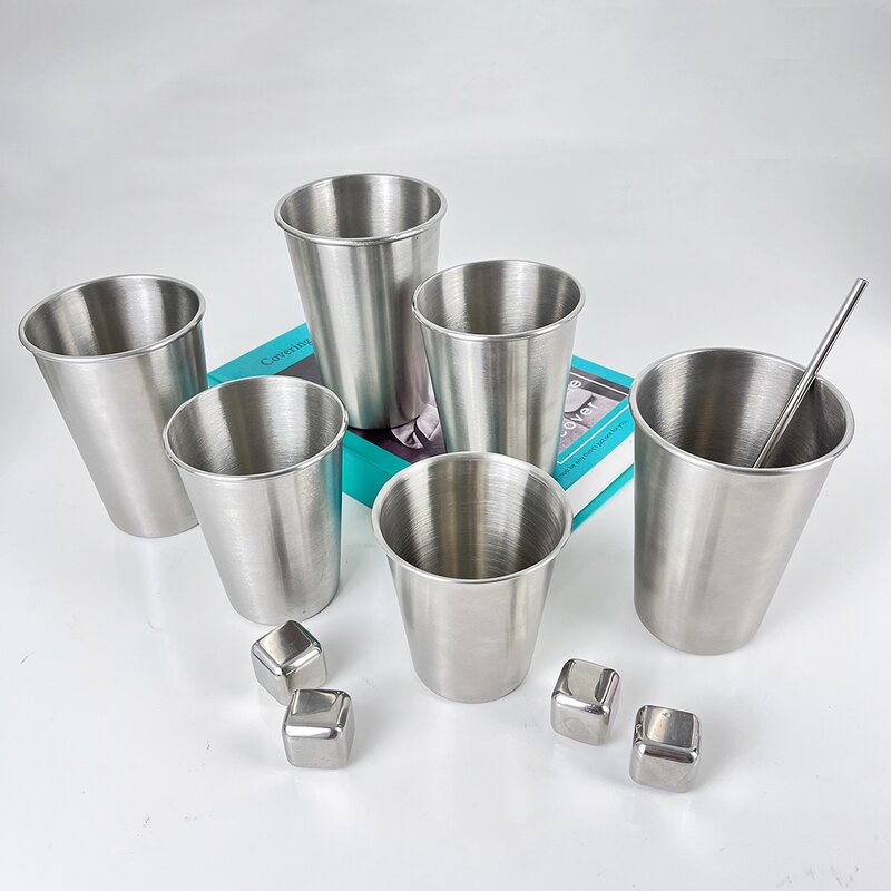 Whiskey Stones Manufacturer - 4 Pcs Reusable Stainless Steel Ice Cubes