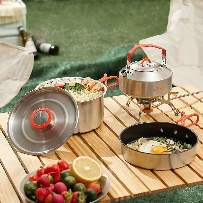 Stainless Steel Cookware Manufacturer - Outdoor Camping Open Fire Pot