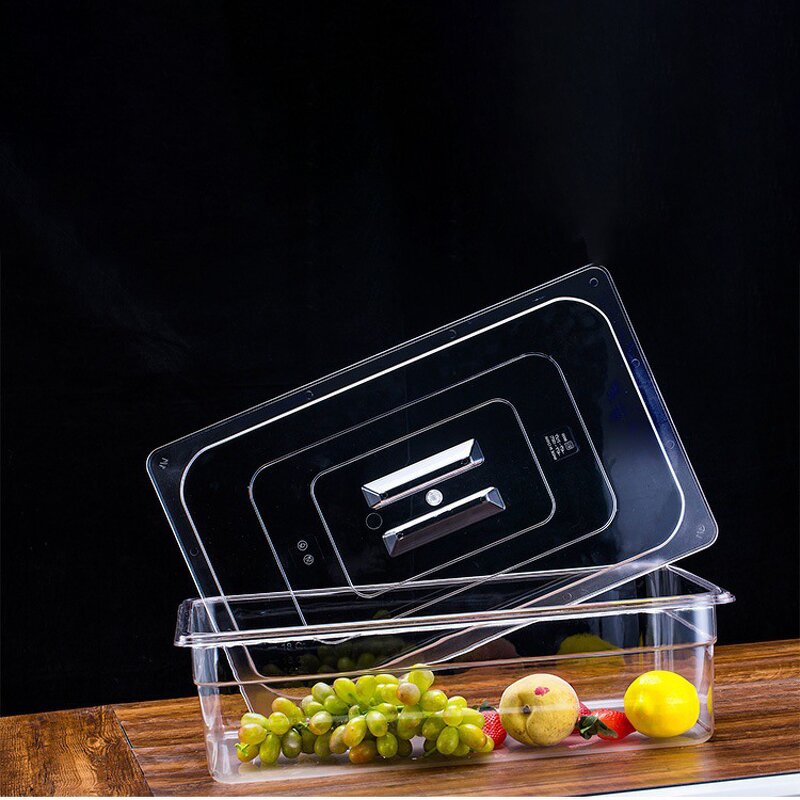Gastronorm Container Manufacturer - PC Acrylic Transparent Food Fraction Box
