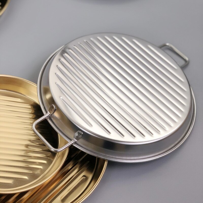 BBQ Grill Plate Manufacturer - Korean-Style Stainless Steel Party Tray