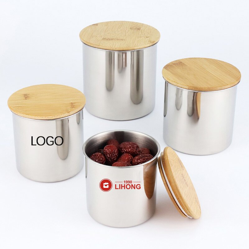 Coffee Canister Manufacturer - 304 Stainless Steel Sealed Storage Can