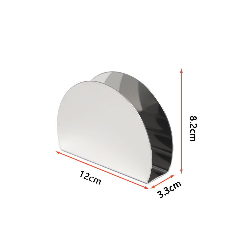 Napkin Holder Manufacturer - Stainless Steel Semi-circle Tabletop Holder