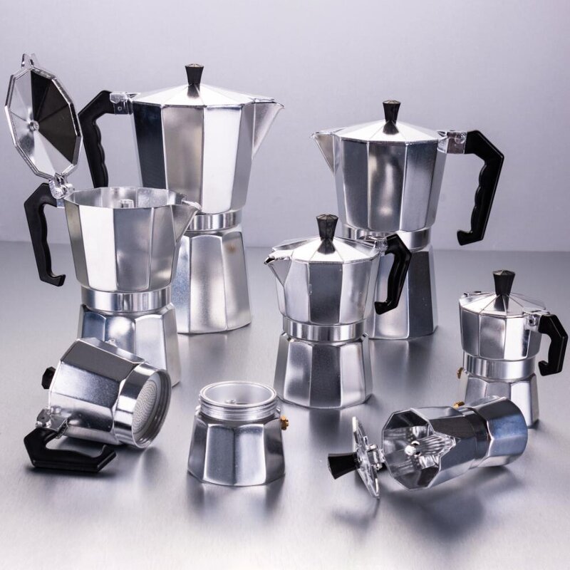 Espresso Coffee Maker Manufacturer - Aluminum Induction Stovetop Moka Pot