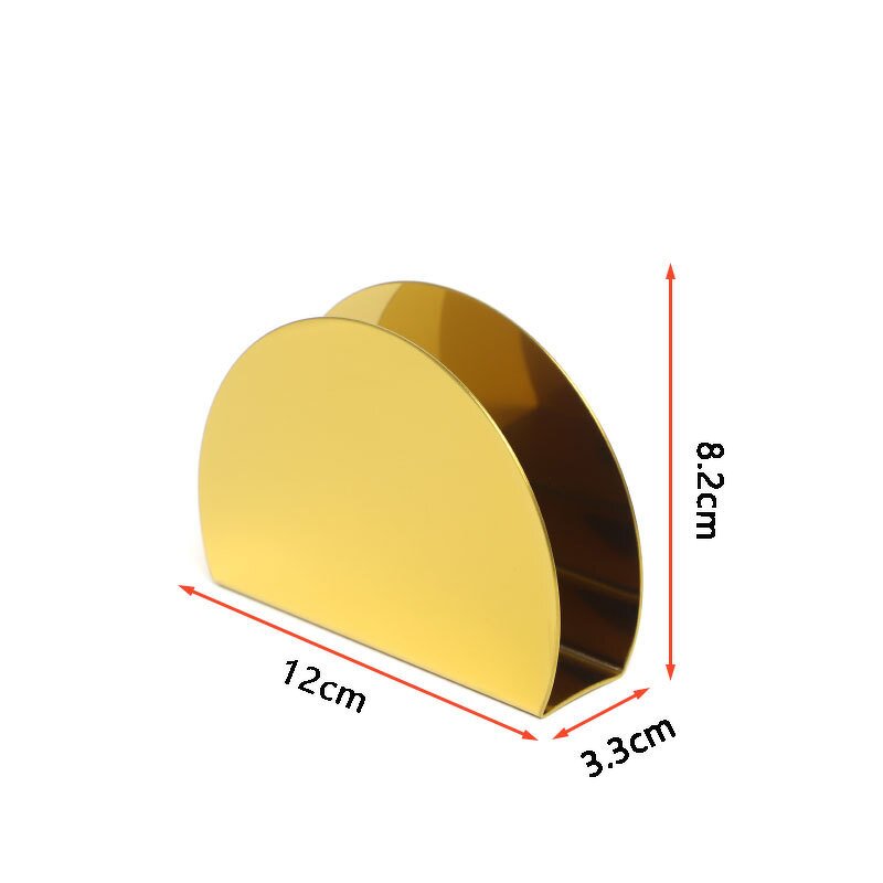 Napkin Holder Manufacturer - Stainless Steel Semi-circle Tabletop Holder