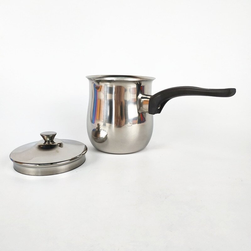 Stainless Steel Milk Pot Manufacturer - Turkish Coffee Tea Cup with Lid