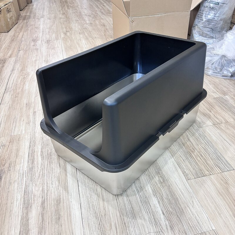 Cat Litter Box Manufacturer - Sturdy Easy Clean Open Air Stainless Pan