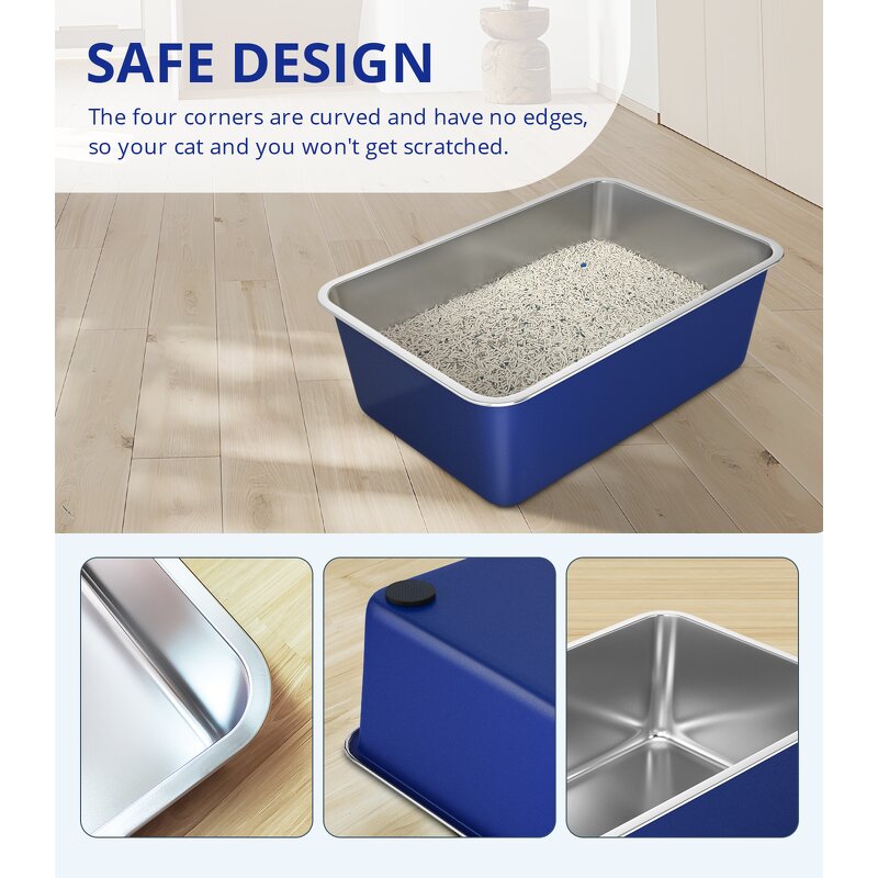 Cat Litter Box Manufacturer - Extra Large Stainless Steel Odor Control