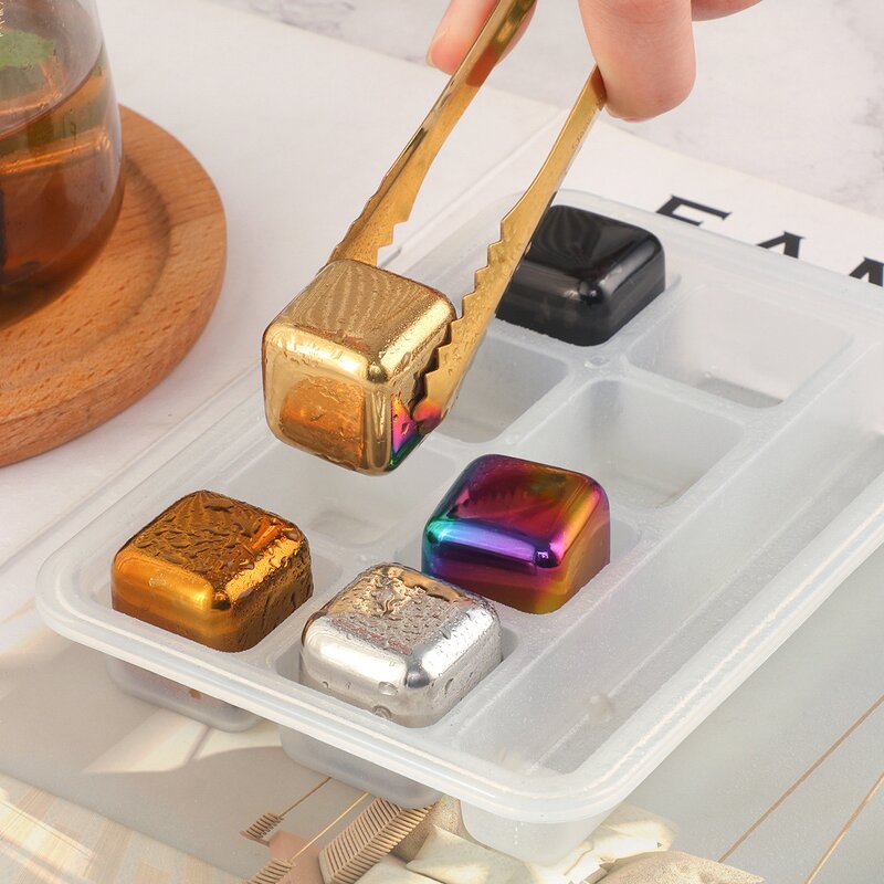 Stainless Steel Ice Cubes Manufacturer - Reusable Whiskey Cooling Stones
