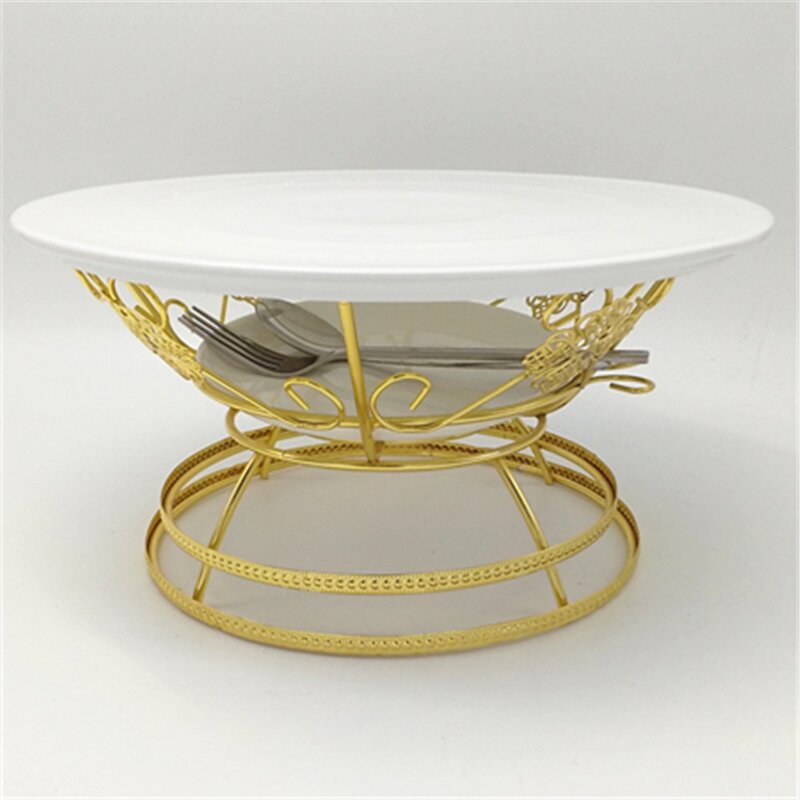 Cake Stand Manufacturer - Luxury Ceramic Fruit Plate for Wedding Party