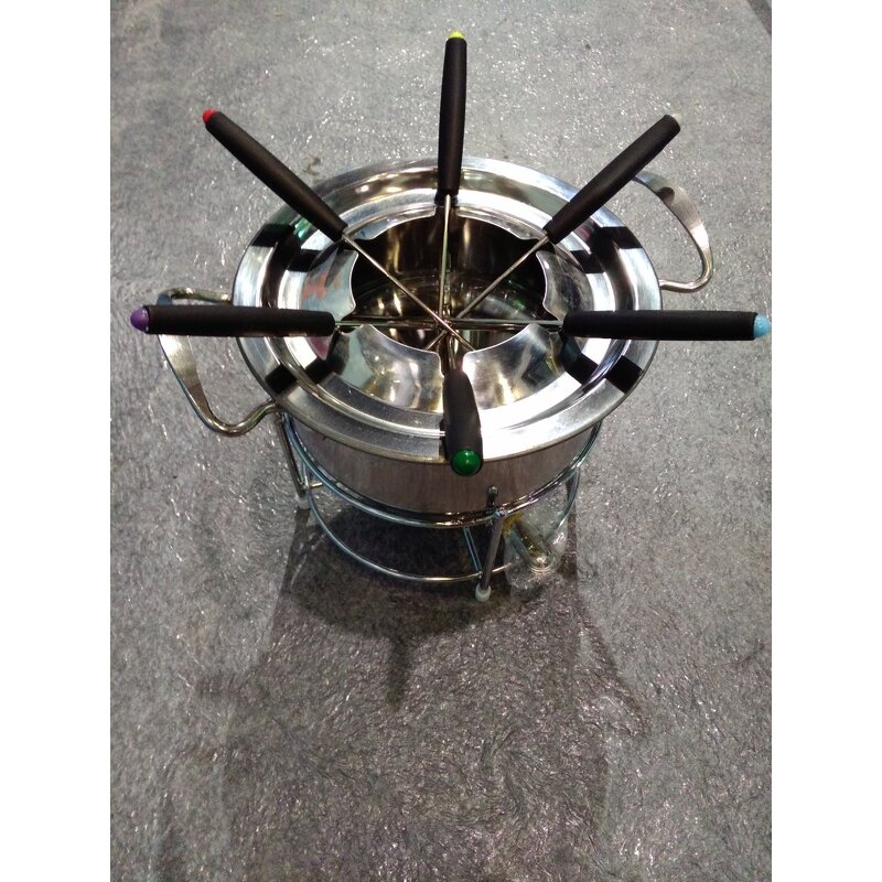 Fondue Set Manufacturer - Stainless Steel Cheese Chocolate Fondue Pot