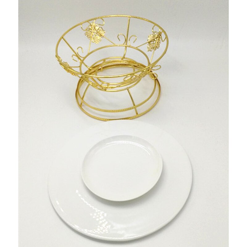 Cake Stand Manufacturer - Luxury Ceramic Fruit Plate for Wedding Party