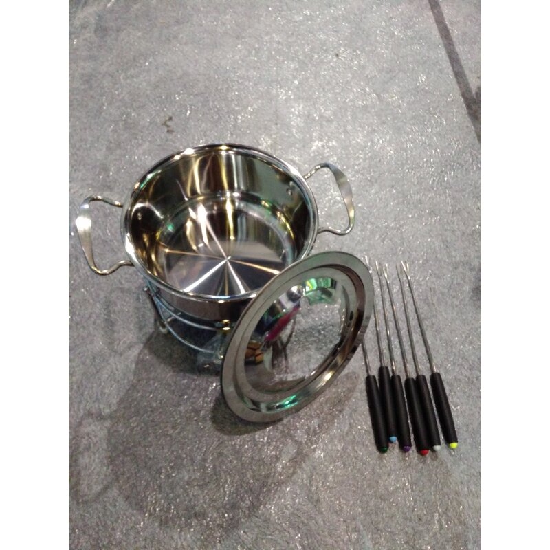 Fondue Set Manufacturer - Stainless Steel Cheese Chocolate Fondue Pot