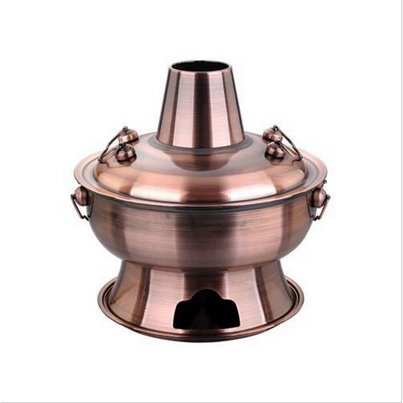 Charcoal Hot Pot Manufacturer - Chinese Traditional Steel Copper Hot Pot