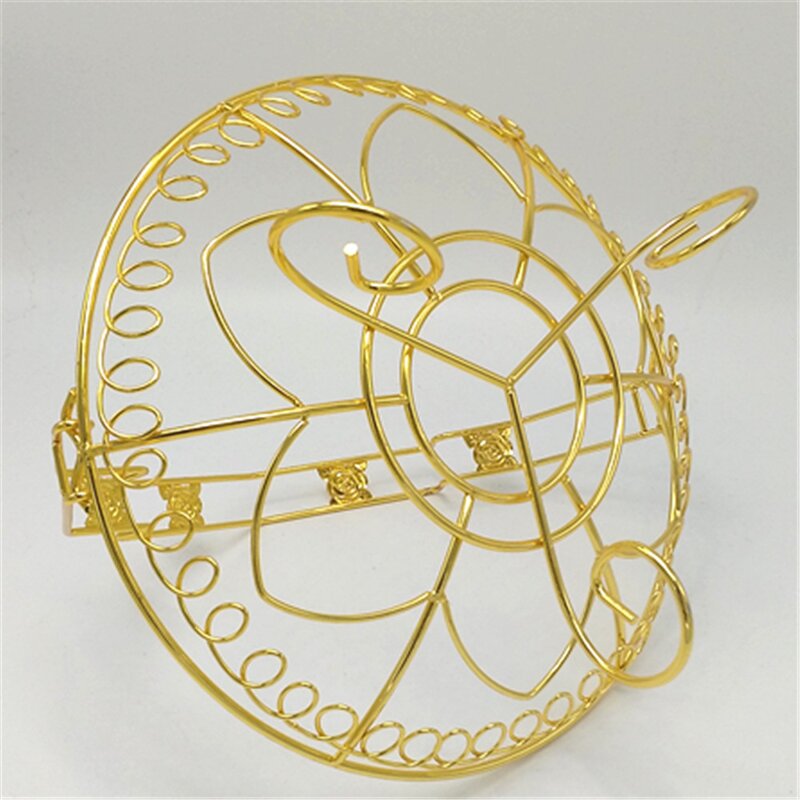 Fruit Basket Manufacturer - Wedding Decorative Metal Basket with Cover