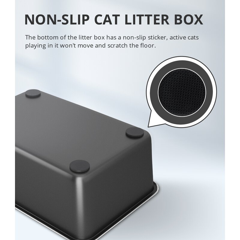 Cat Litter Box Manufacturer - Large Odor-Free Stainless Steel Pan