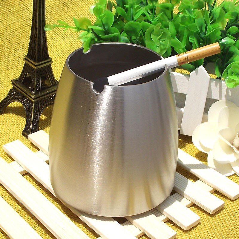 Metal Ashtray Manufacturer - Wholesale Round Windproof Smoking Cigar Jar