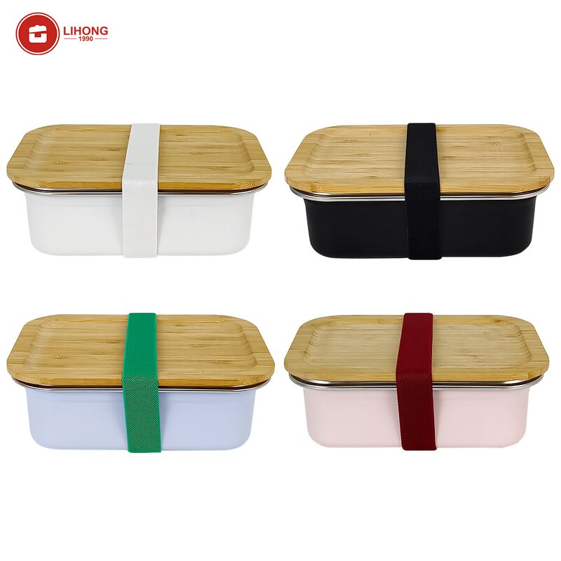 Stainless Steel Lunch Box Manufacturer - OEM Custom Bamboo Lid Bento