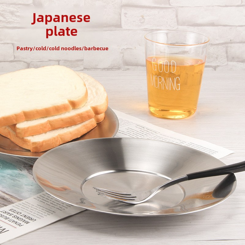 Dessert Plate Manufacturer - Food Grade Stainless Steel Salad Cake Tray