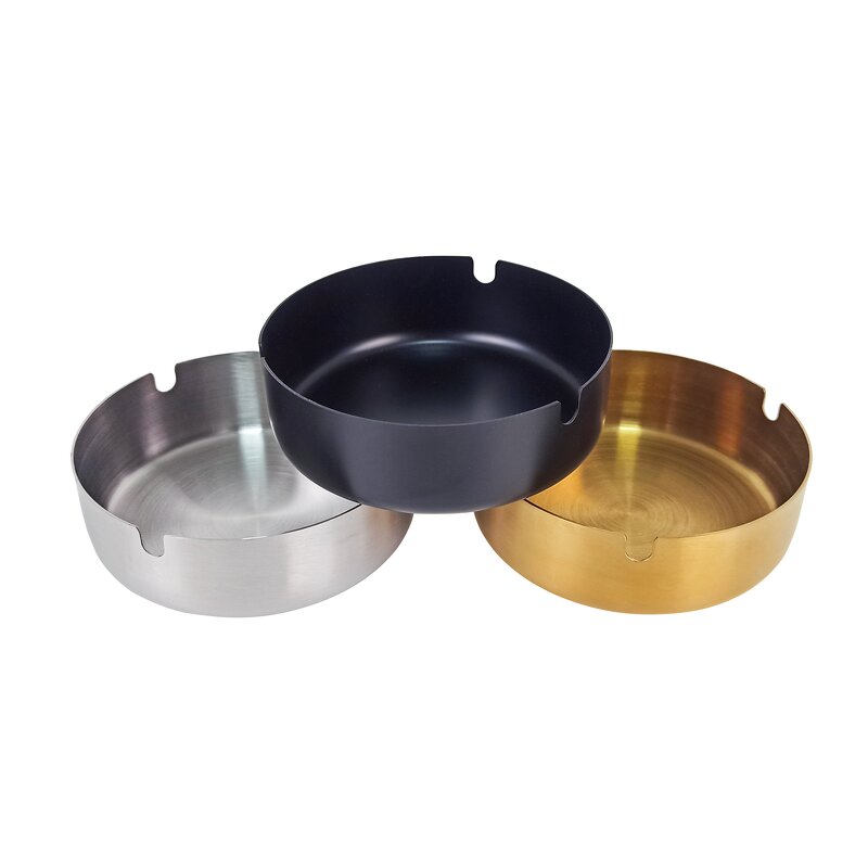 Metal Ashtray Manufacturer - Custom Size Stainless Steel Cigar Ashtray