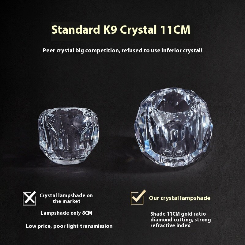 Crystal Chandelier Manufacturer - All-Copper Post-Modern Simple Chandelier