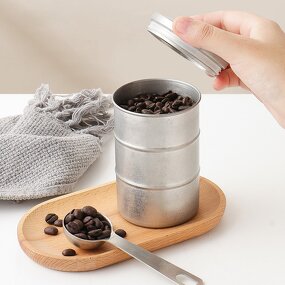 Coffee Bean Canister Manufacturer - 304 Stainless Steel Storage Container