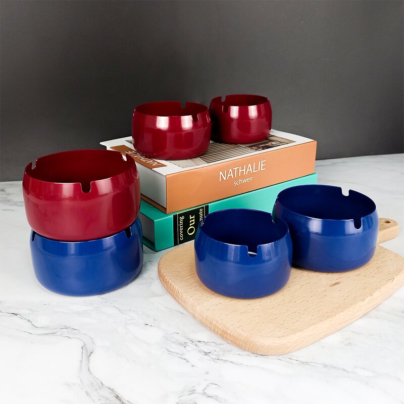 Ashtray Manufacturer - High Quality Round Custom Logo Ash Tray