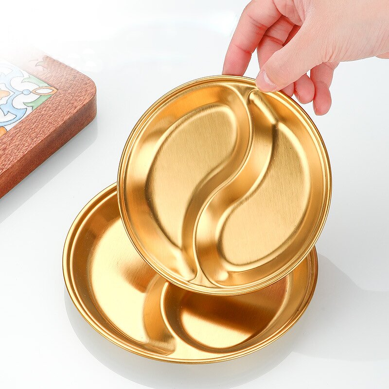 Kids Dinner Tray Manufacturer - Stainless Steel 2/3 Compartment School Tray