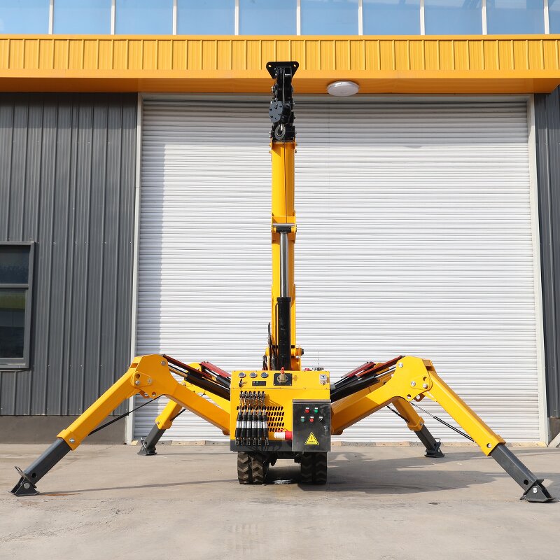 Spider Crane Manufacturer - 8 Ton Foldable Narrow Working Hydraulic