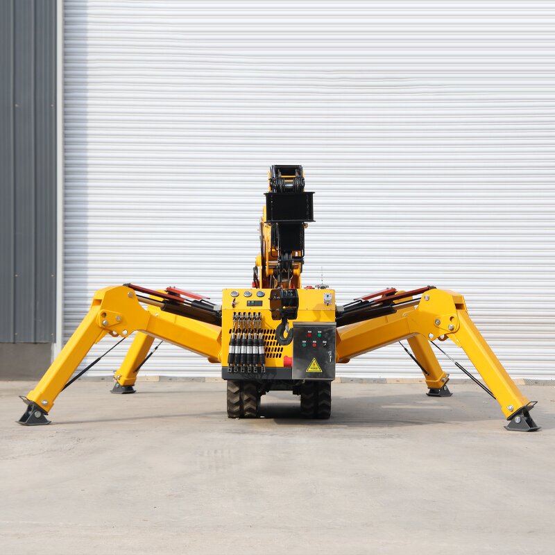 Spider Crane Manufacturer - 8 Ton Foldable Narrow Working Hydraulic