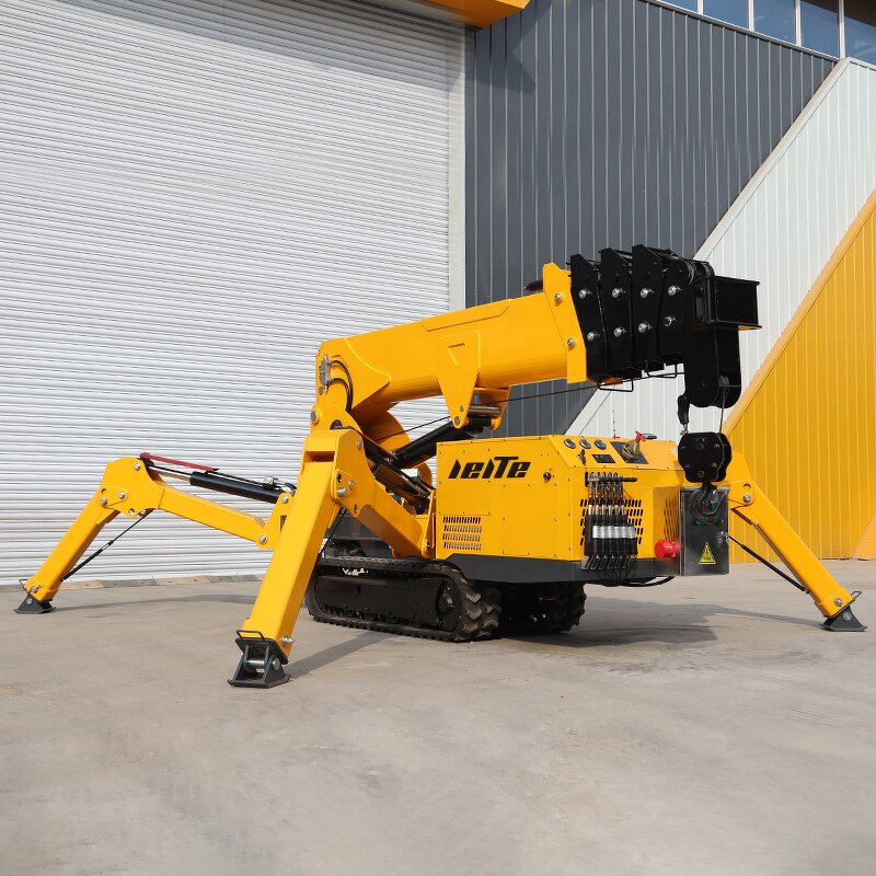Spider Crane Manufacturer - 8 Ton Foldable Narrow Working Hydraulic