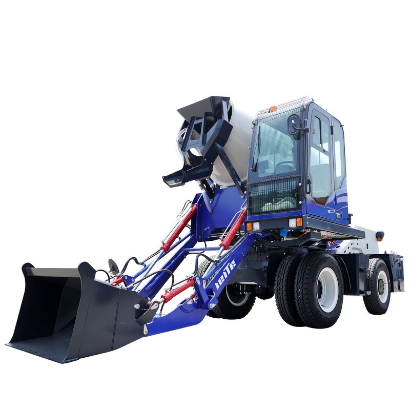 Self Loading Mixer Truck Manufacturer - Automatic Feeding Howo Truck