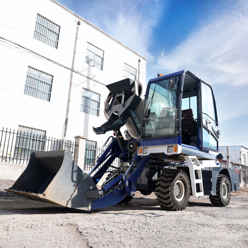 Concrete Mixer Truck Supplier - Diesel Self Loading Mobile Mixer