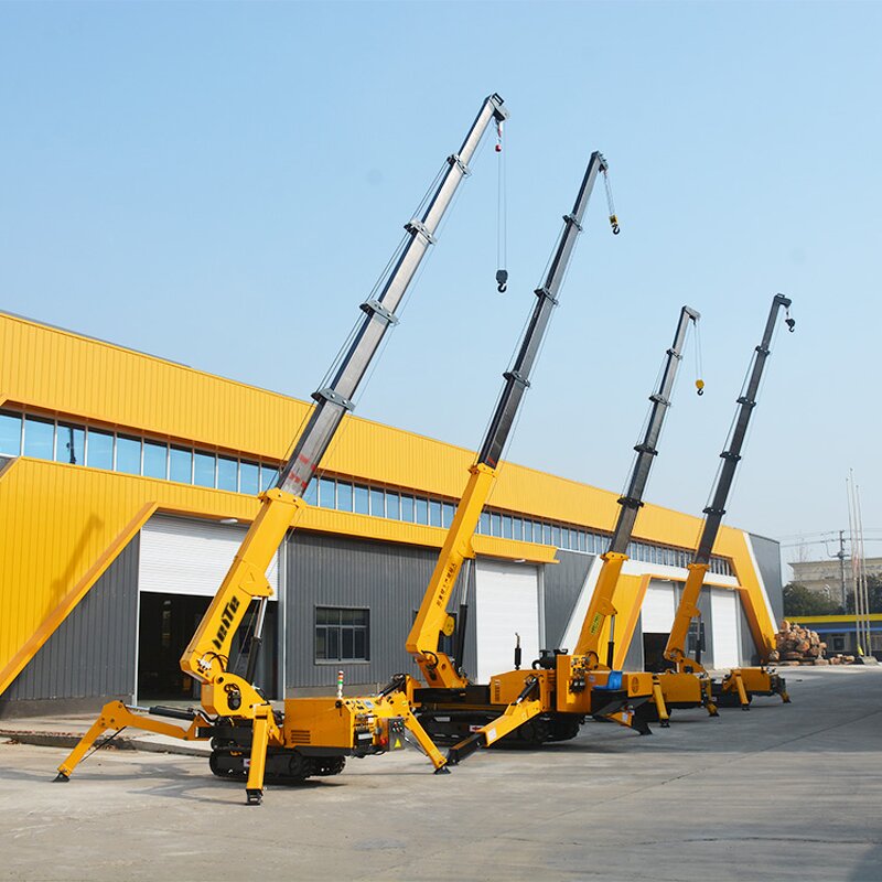 Spider Crane Supplier - Portable Floor Hydraulic Mini Hoist