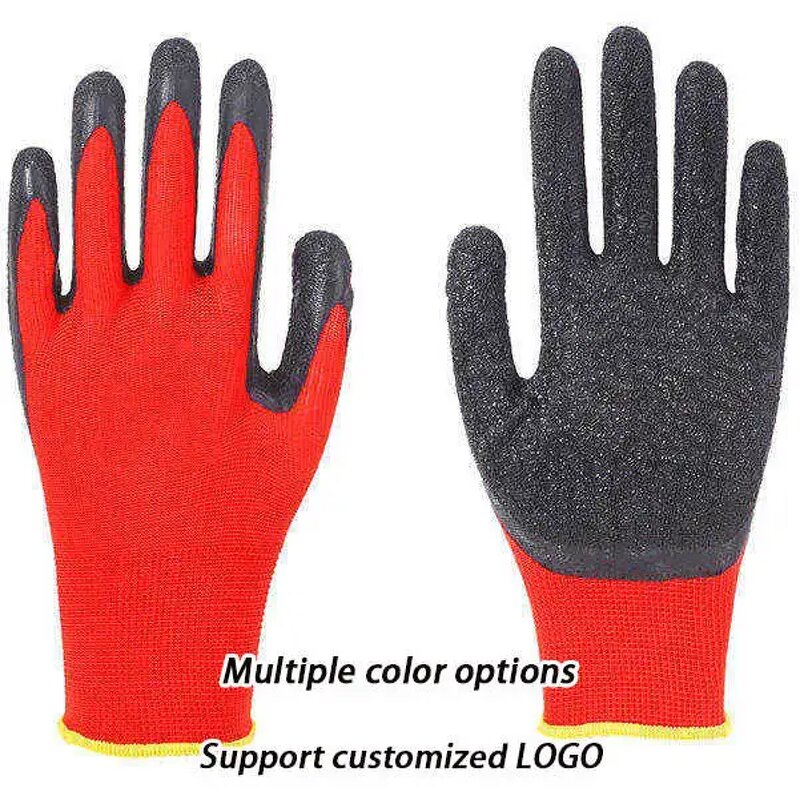 Safety Gloves Manufacturer - Free Sample Latex Anti-Abrasion Slip-Resistant
