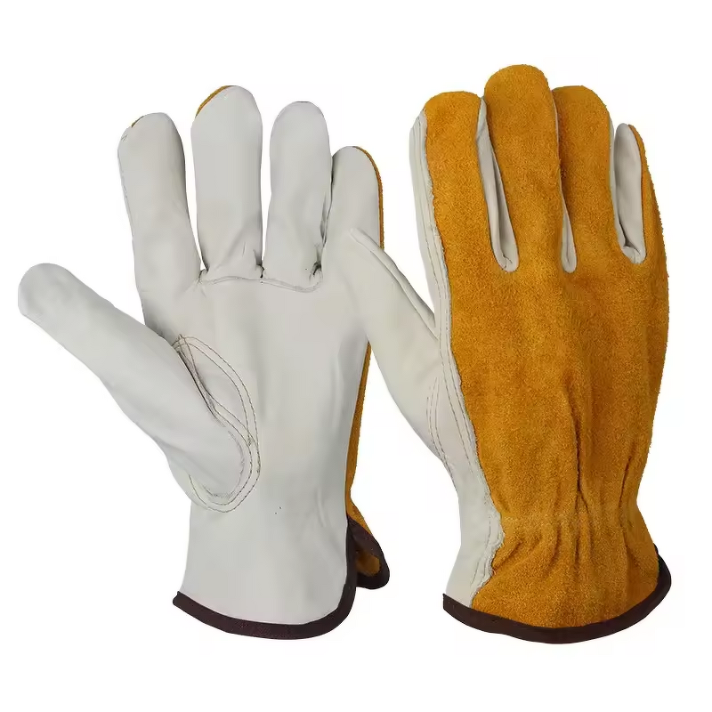 Leather Gloves Manufacturer - Cowhide Anti-Cut Anti-Slip Protective Gloves