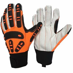 Mechanic Gloves Manufacturer - Men's High Impact Anti-Slip Safety Gloves
