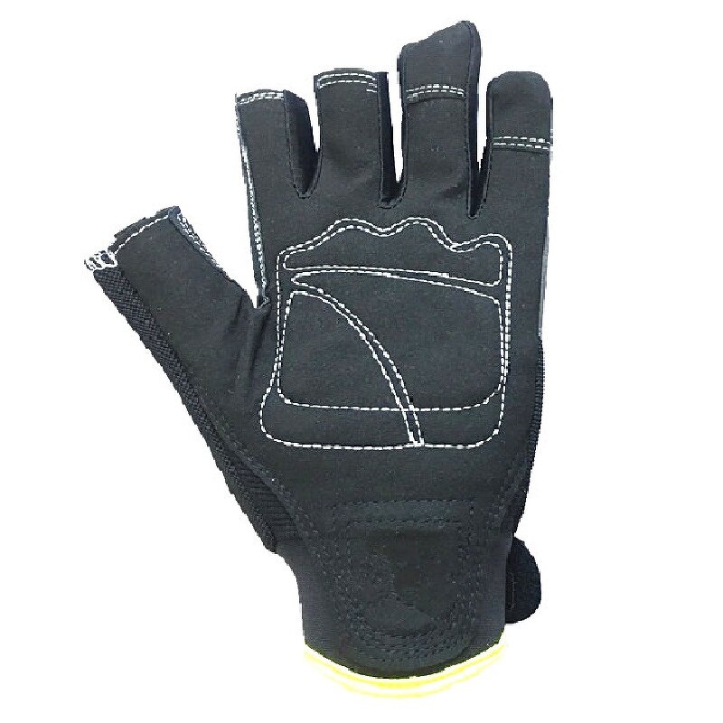 Industrial Gloves Manufacturer - Three Finger Synthetic Leather Anti-Impact