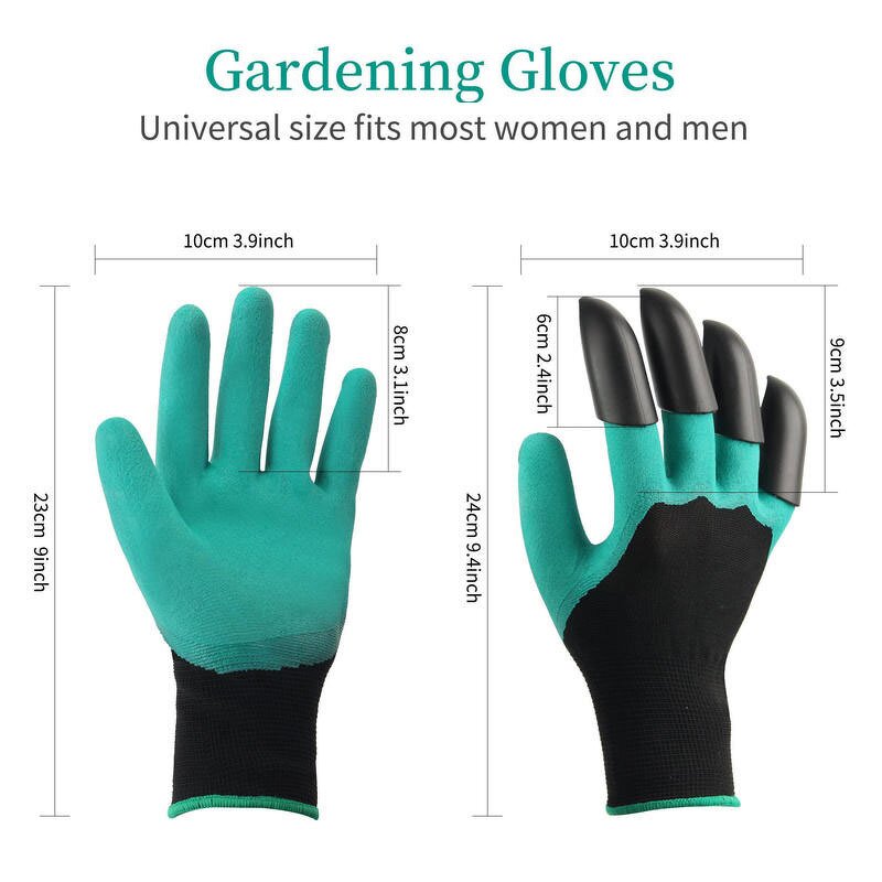 Garden Gloves Manufacturer - Waterproof Latex with Claws Planting Gloves