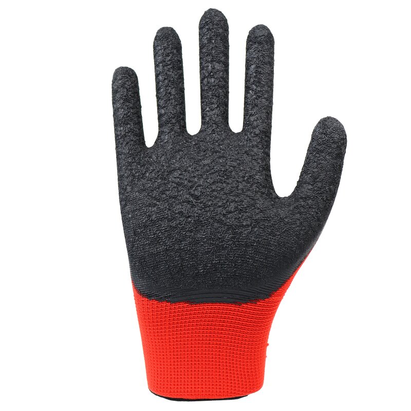 Work Safety Gloves Manufacturer - CE 13g Anti-Static Dipped Crinkle Gloves