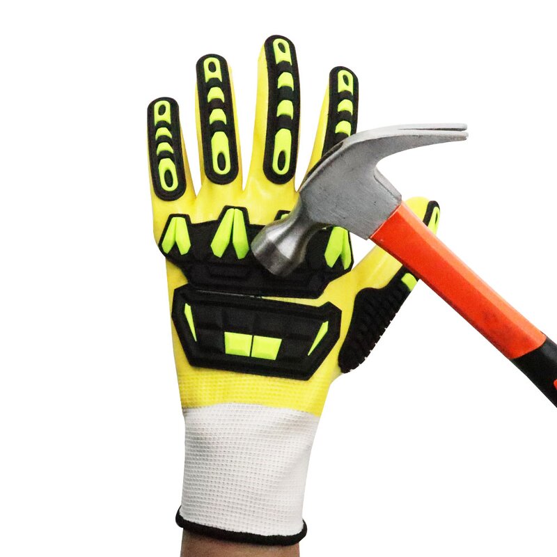Industrial Gloves Manufacturer - TPR Oilfield Cut Resistant Impact Gloves