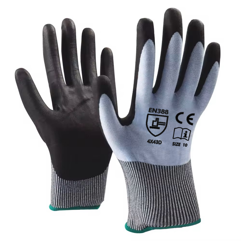 Nitrile Gloves Manufacturer - Level 5 Anti-Slip Wear-Resistant Work Gloves