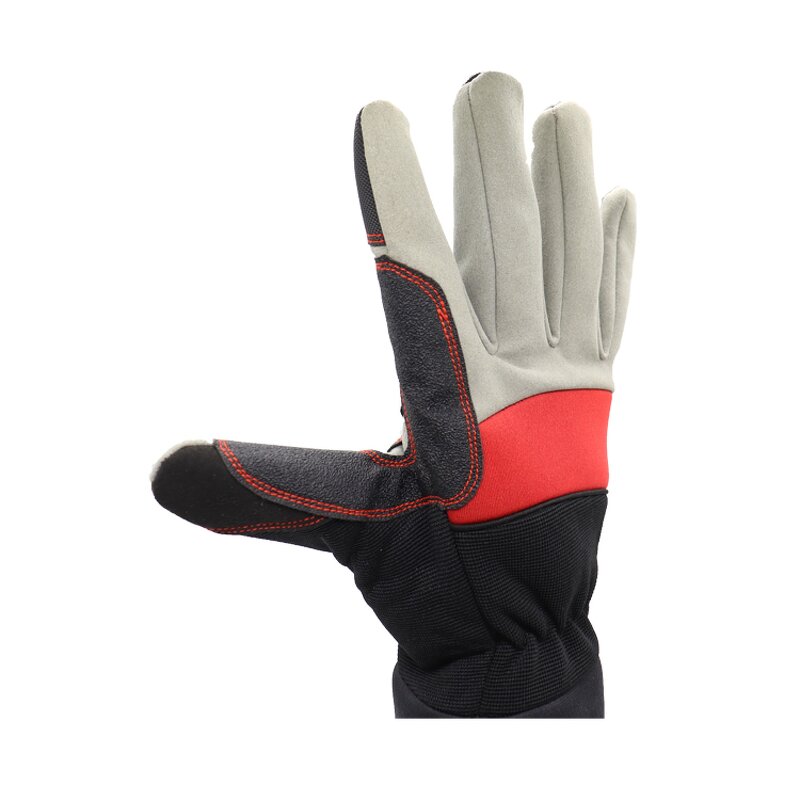 Protective Gloves Manufacturer - Long Sleeve Microfiber Leather Safety Gloves