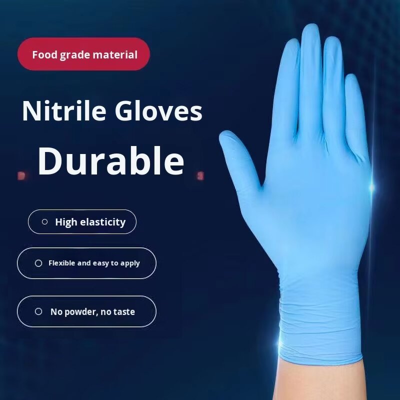Examination Gloves Manufacturer - Blue Black Nitrile Powder Free Gloves