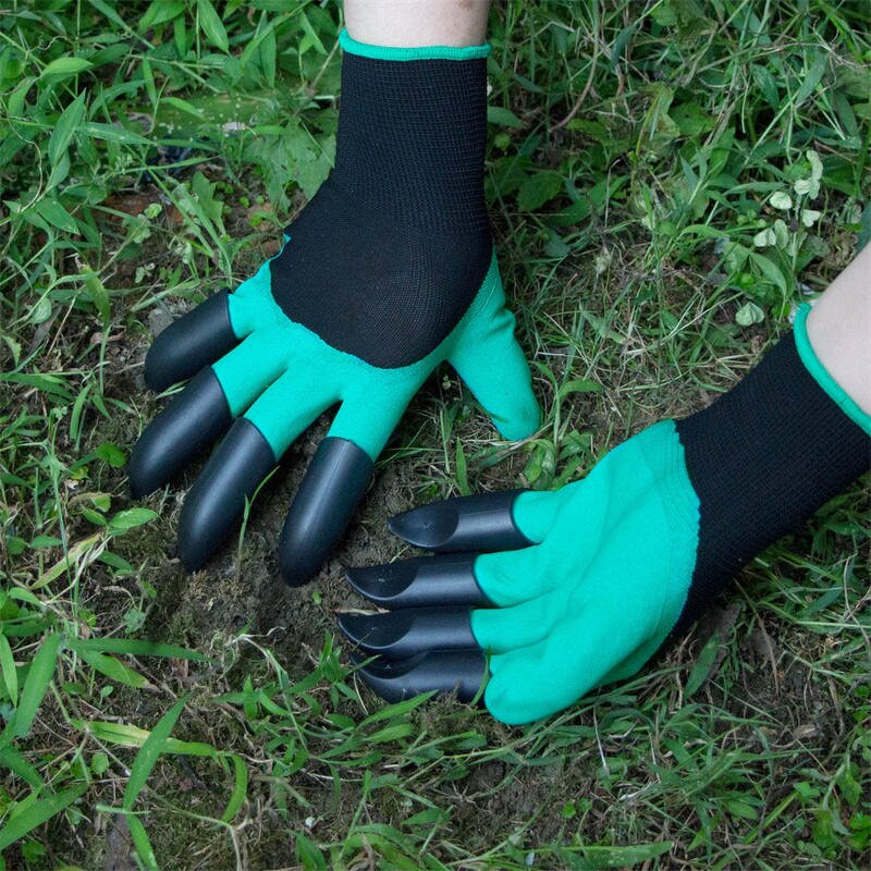 Garden Gloves Manufacturer - Waterproof Latex with Claws Planting Gloves