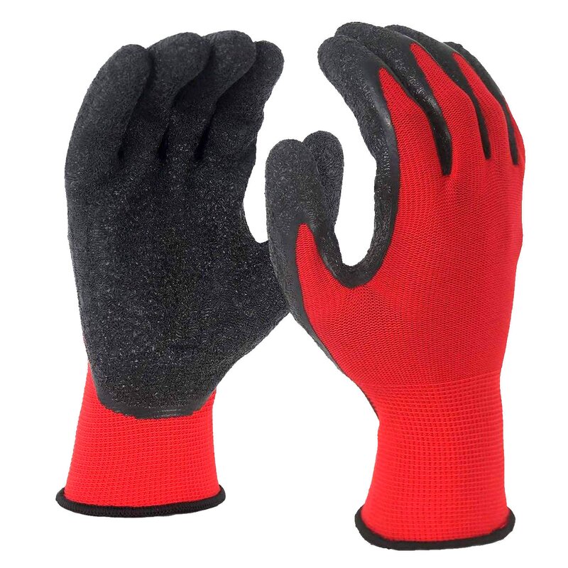 Protective Gloves Manufacturer - Anti-Static Crinkle Latex Coated Work Gloves