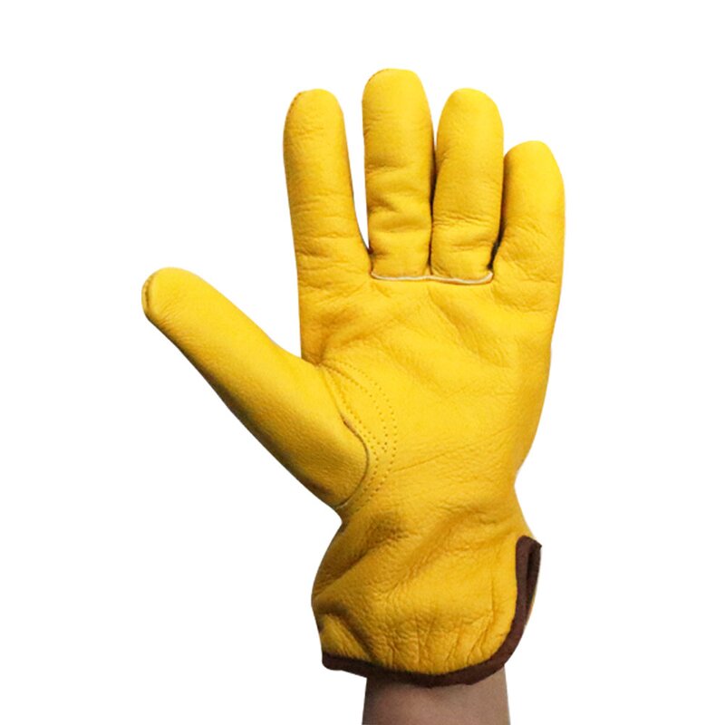 Winter Gloves Manufacturer - Men's Goatskin Leather TPR Anti-Cut Gloves