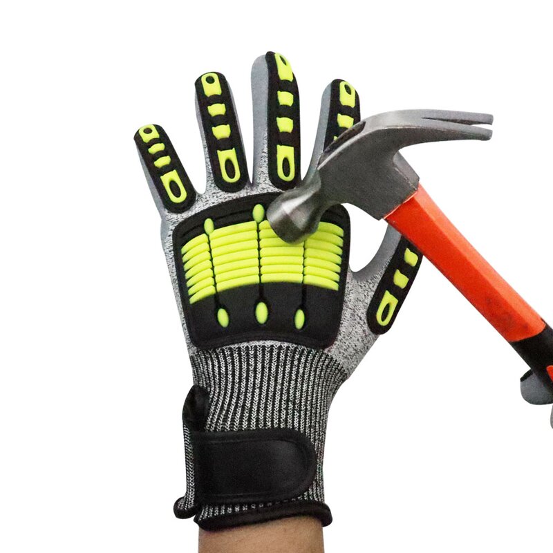 Oilfield Gloves Manufacturer - Anti-Slip Nitrile HPPE Knuckle Cut Resistant