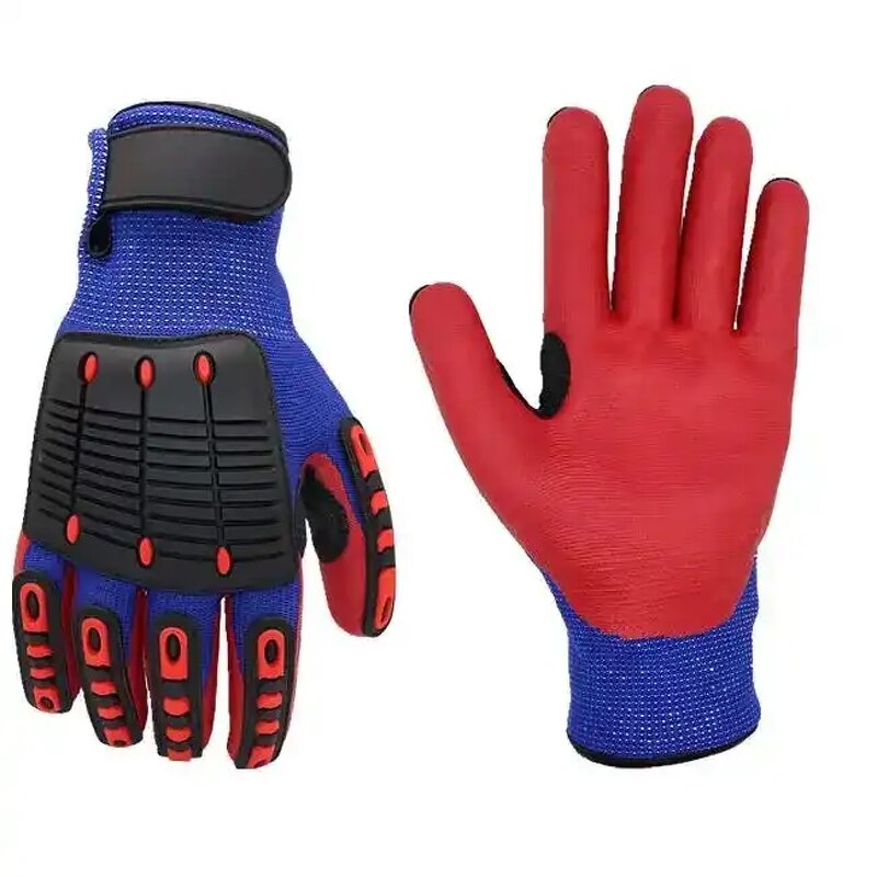 Work Gloves Manufacturer - TPR Sand Nitrile Coated Anti-Cut Anti-Impact